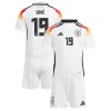 Officiële Voetbalshirt + Korte Broek Duitsland Sane 19 Thuis EK 2024 - Kids